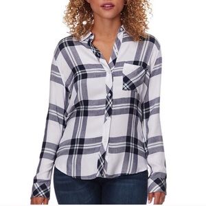 Rails Hunter White Graphite Flannel XS